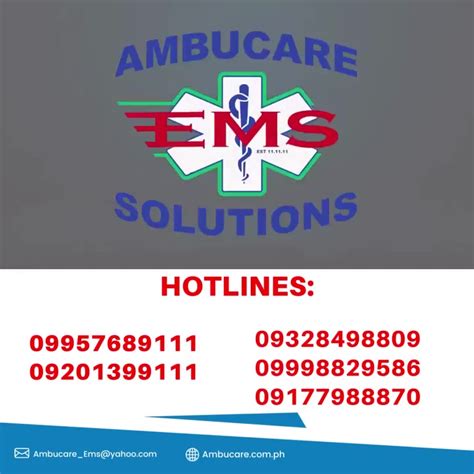 quezon city ambulance number|Ambucore Ambulance .